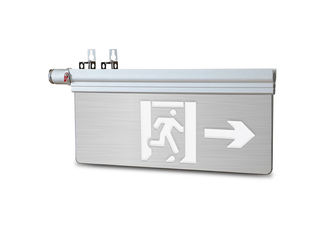 本安型防爆-單向消防應(yīng)急標(biāo)志燈 |  ZS-BLJC-2LROEⅡ0.5W-J870-22  |  壁掛/吊掛